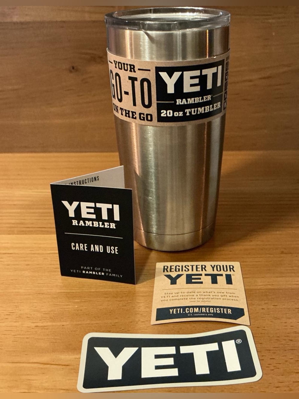 Yeti Rambler 20 oz Tumbler in Stainless Steel